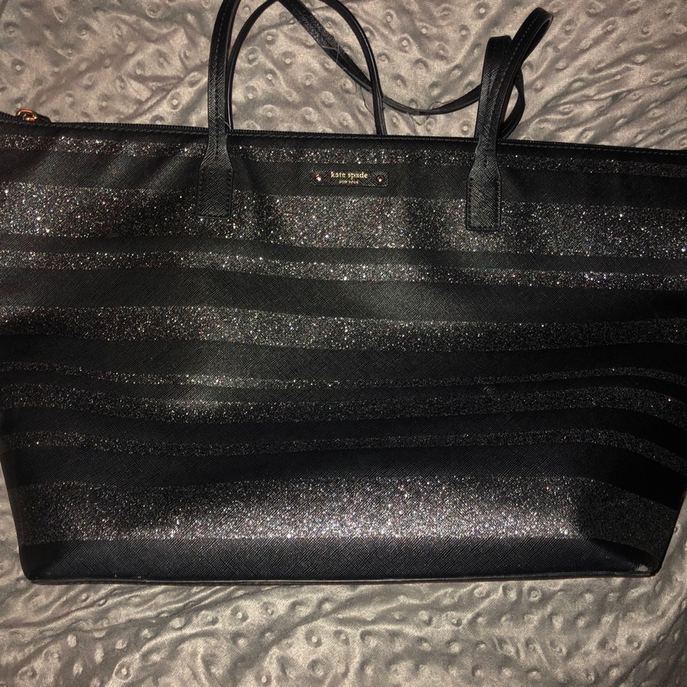 Large Kate Spade Sparkly Tote Bag